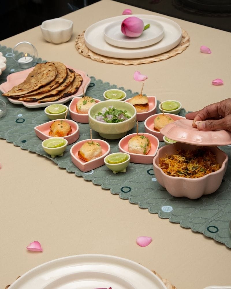 Rangoli Table Setting Pink - Ware Innovations | Buy Now