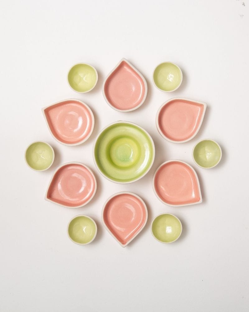 Rangoli Table Setting Pink - Ware Innovations | Buy Now