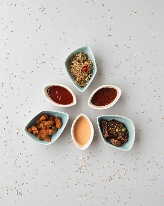 Ware Innovations Table Settings Trikona Table Setting Aqua (6 Pieces)