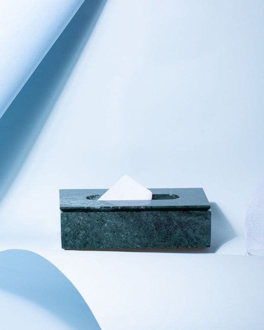 Ware Innovations Tissue Box Verde Green Marble Verde Gravità Tissue box