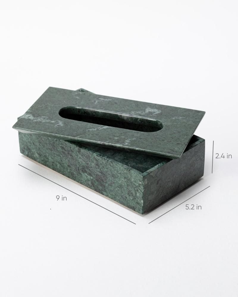 Ware Innovations Tissue Box Verde Green Marble Verde Gravità Tissue box