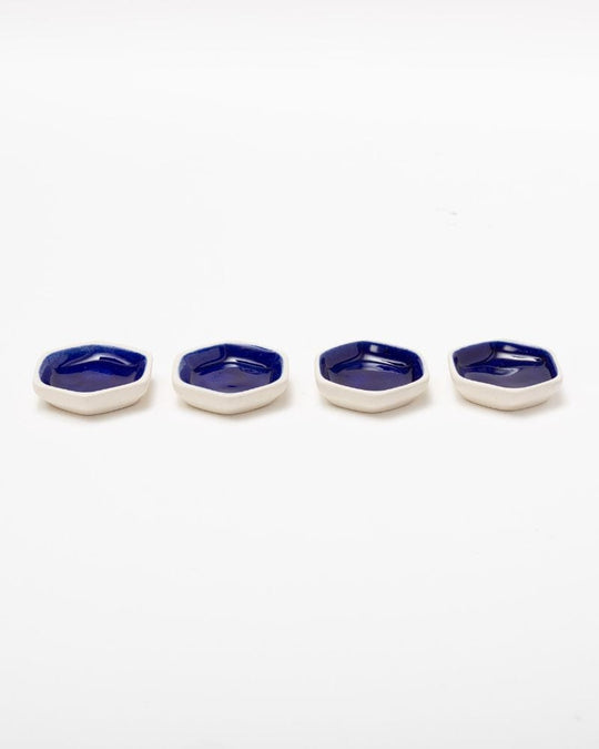 Ware Innovations Trinket Plates Deep Blue Helio Dip Plate Deep Blue (Set of 4)