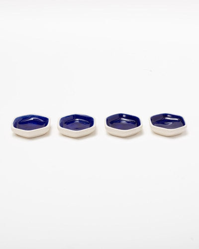 Ware Innovations Trinket Plates Deep Blue Helio Dip Plate Deep Blue (Set of 4)