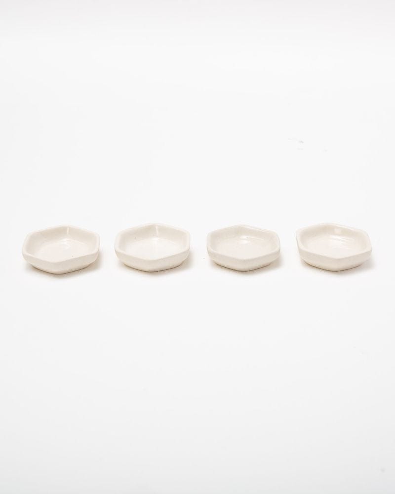 Ware Innovations Trinket Plates Nude Helio Dip Plate Nude (Set of 4)